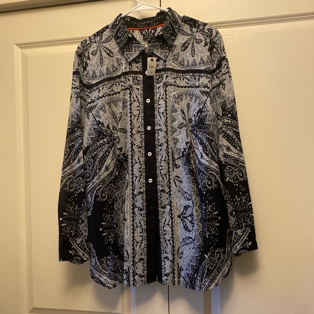Talbots button up top